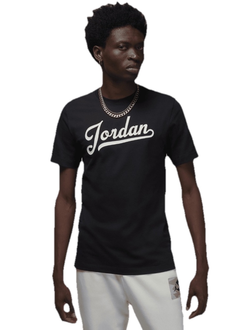 Jordan Flight Mvp Short-Sleeve Men Black T-shirt  Size Large
